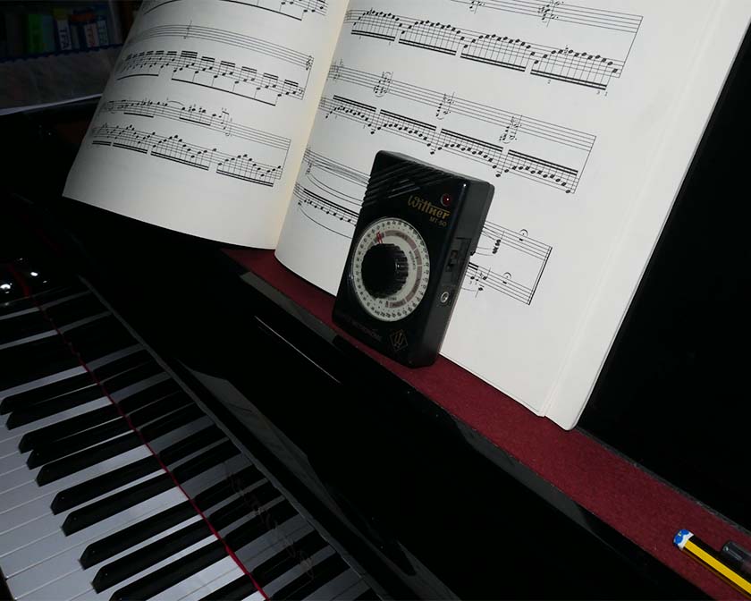 studio pianoforte metronomo